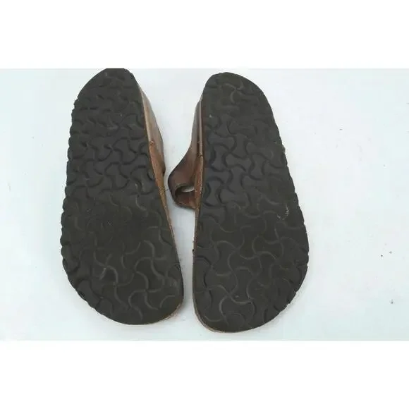 Birkenstock Gizeh Sandals Shoes LEATHER Women's Shoes Thongs Flip Flops 37 / 6 - Picture 10 of 16